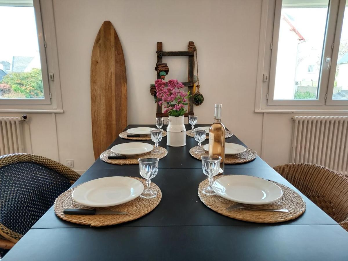 פלוגאסנו Maison Au Coeur Du Bourg, Plages A Pied מראה חיצוני תמונה